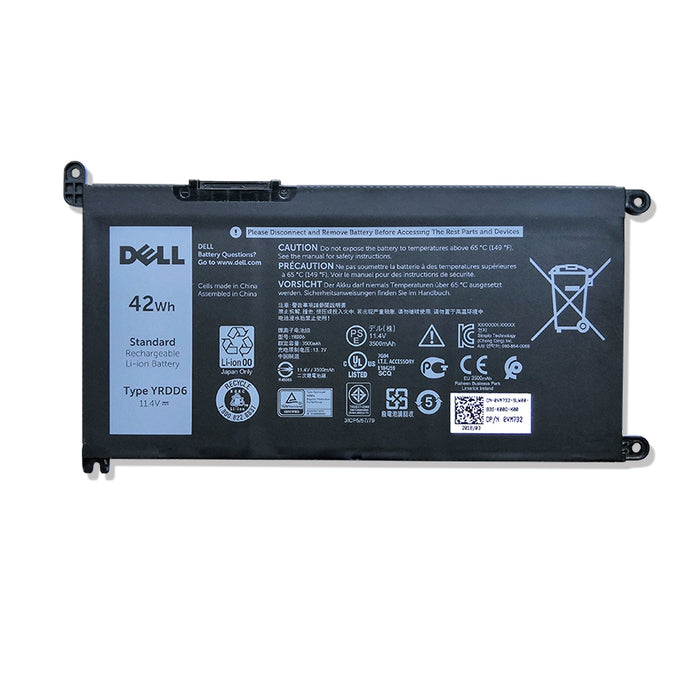 Dell Inspiron 14 5491 i5491 2-in-1 P93G P93G001 Laptop Battery